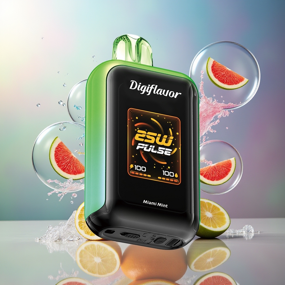 Digiflavor SKY 25000 Puffs Dual Mesh Coil Miami Mynte Engros Danmark
