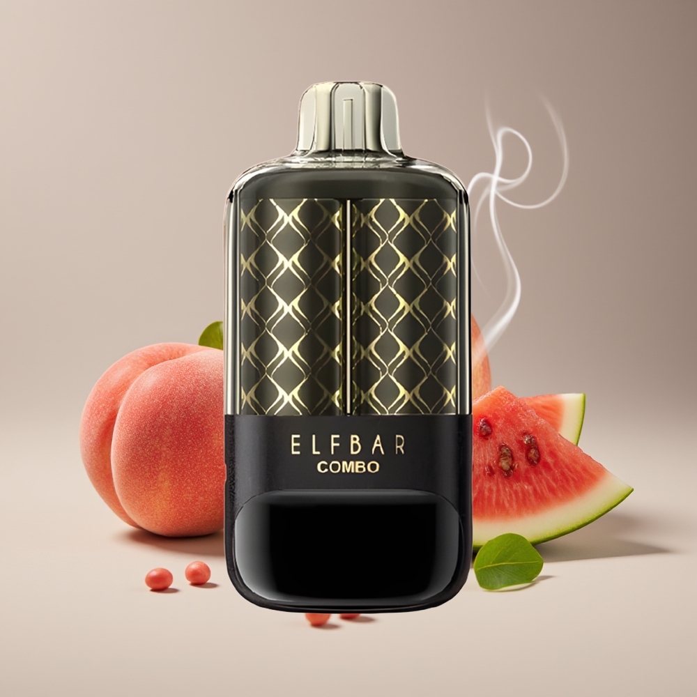 ELF BAR COMBO 25000 Puffs Engros Danmark 700mAh Bærbar Vape Fersken Mango & Vandmelon