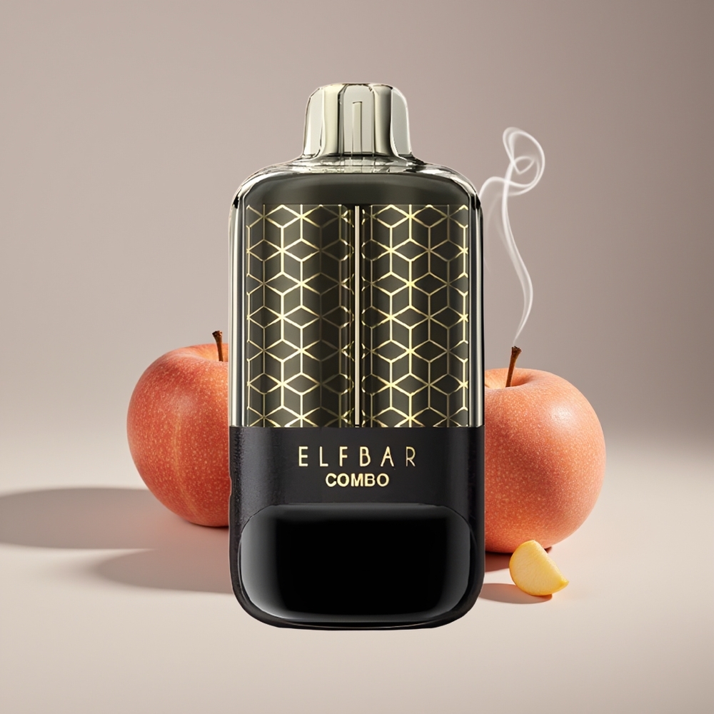 ELF BAR COMBO 25000 Puffs Engros Danmark Æble & Saftig Fersken 700mAh