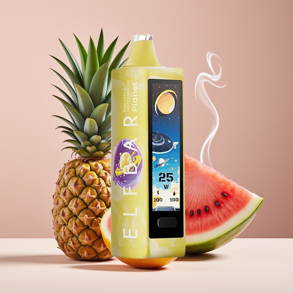 Elf Bar Planet 25000 Puffs Engros Danmark Disposable Vape Ananas Vandmelon Mesh