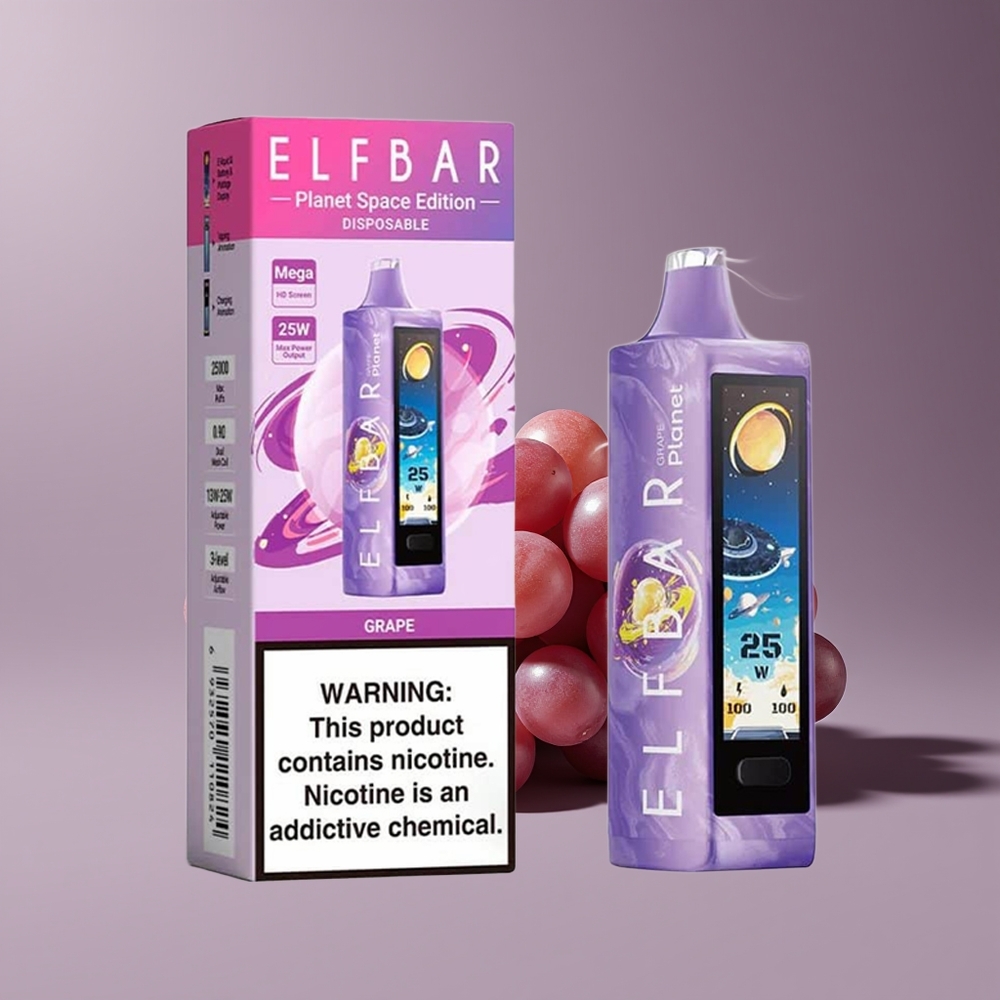 Elf Bar Planet 25000 Puffs Engros Danmark Disposable Vape Vindrue Mesh