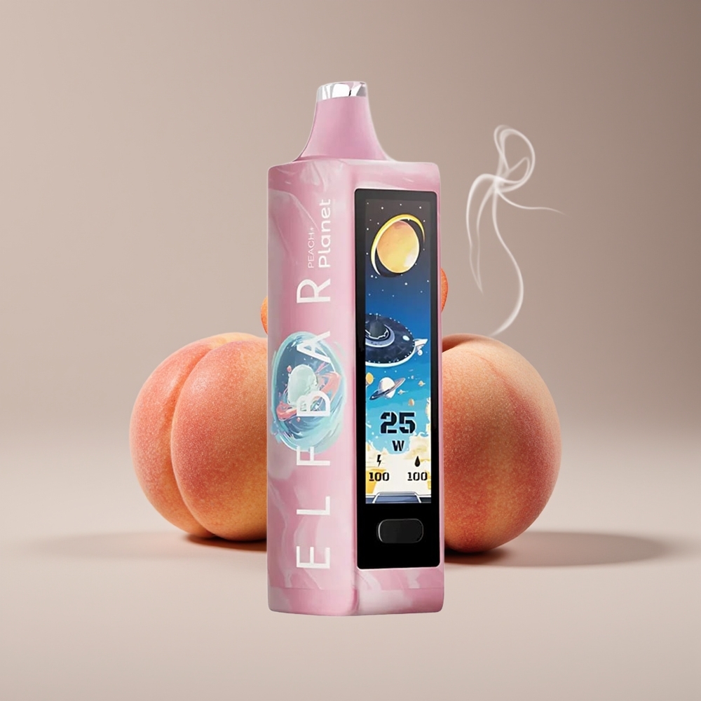 Elf Bar Planet 25000 Puffs Engros Danmark Fersken+ Mesh Coil