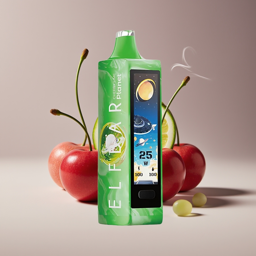 Elf Bar Planet 25000 Puffs Mesh Engros Danmark Kirsebær Lime