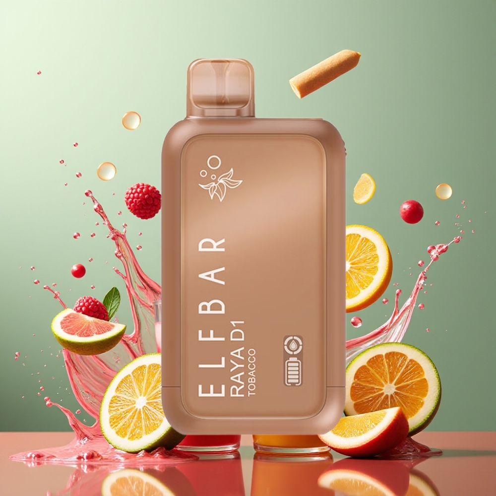 Elf Bar Raya D1 13000 Puffs Genopladelig Engros Danmark Tobak