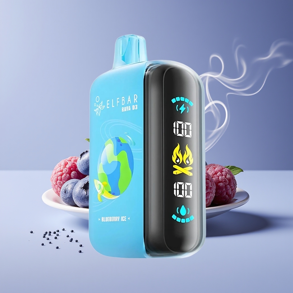ELF BAR RAYA 25000 Puffs Type-C Engros Danmark Disposable Vape Blåbær Is