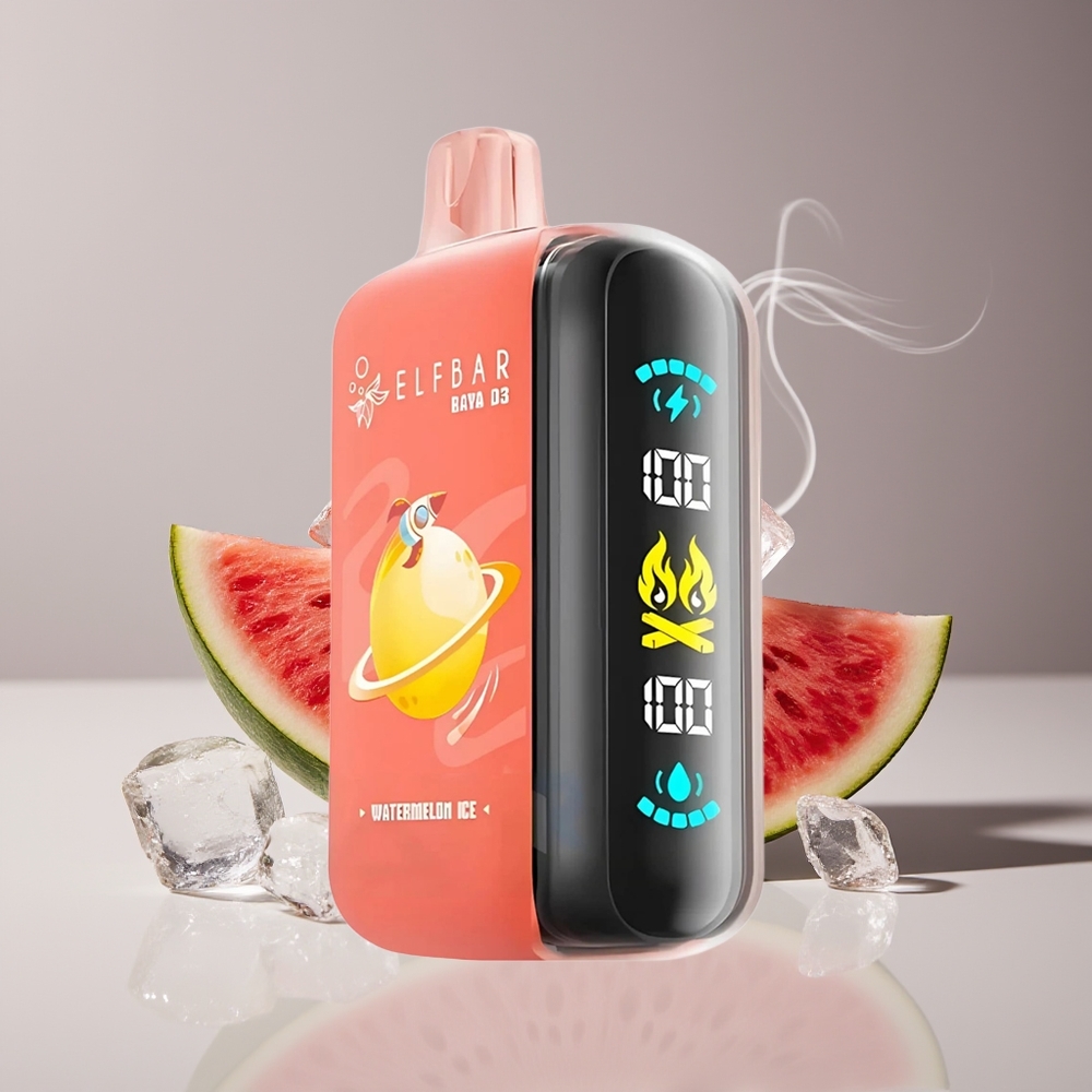 ELF BAR RAYA D3 25000 Puffs Engros Danmark Vandmelon Is Type-C Opladning