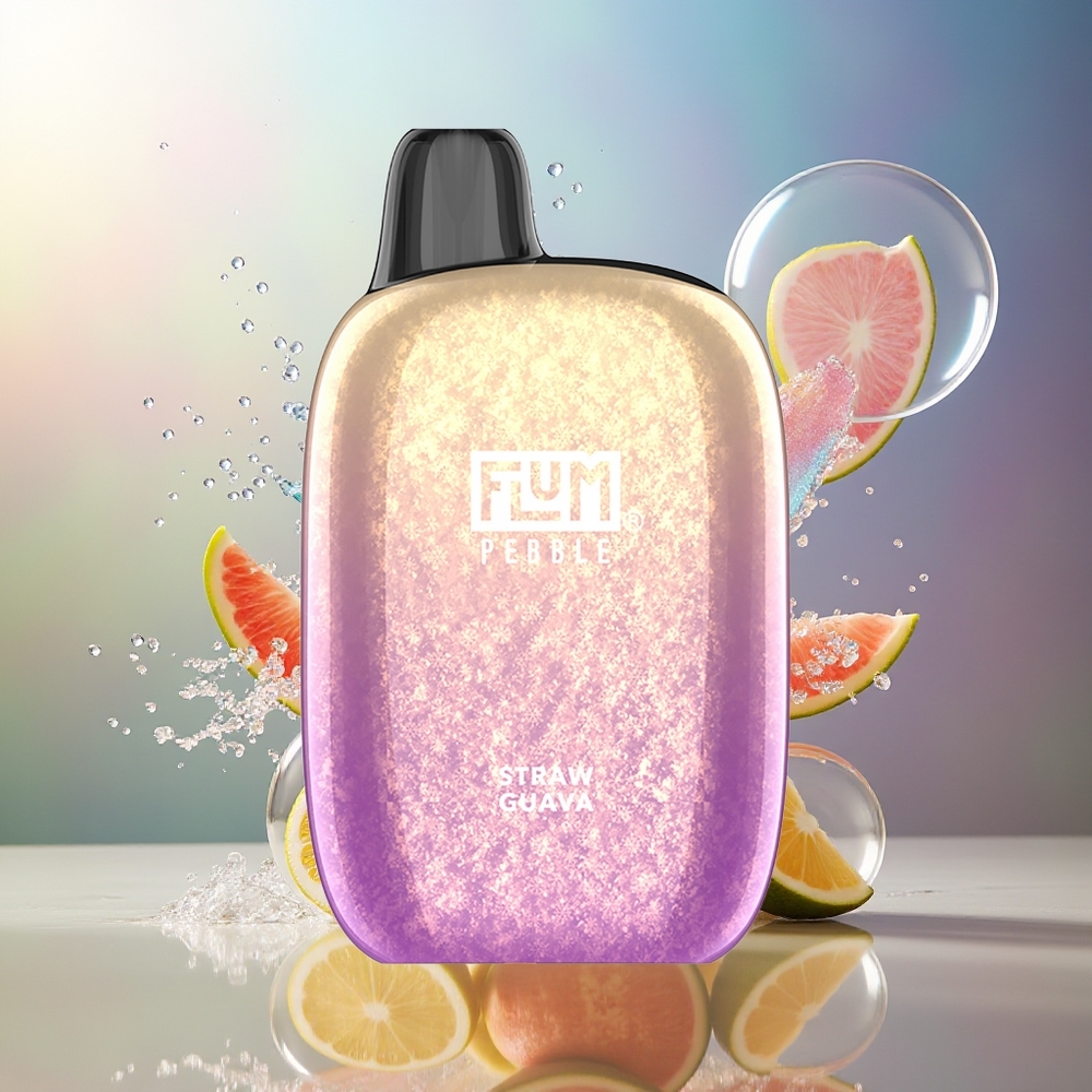 FLUM Pebble 6000 Mund Guava 10ml Engros Danmark