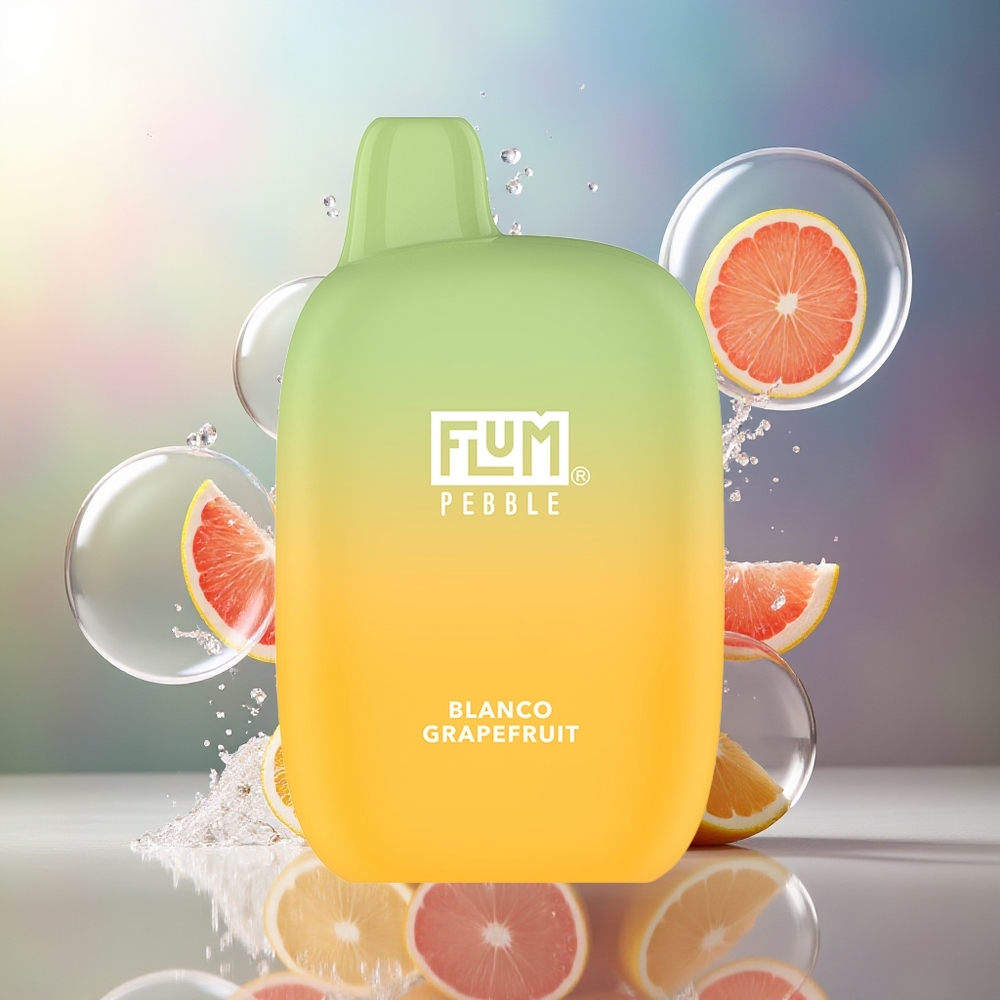 FLUM Pebble 6000 Puffs 10ml Engros Danmark Hvid Grapefrugt