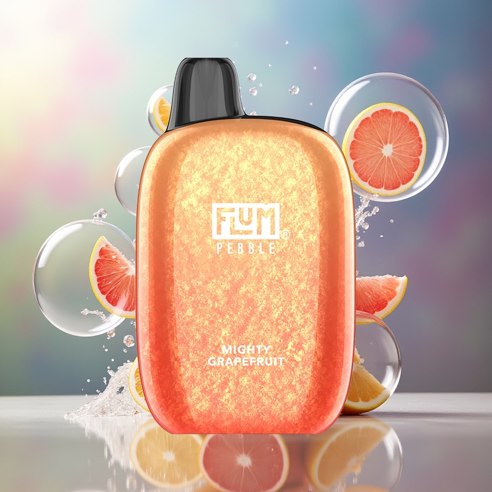 FLUM Pebble 6000 Pust 10ml Engros Danmark Mægtig Grapefrugt