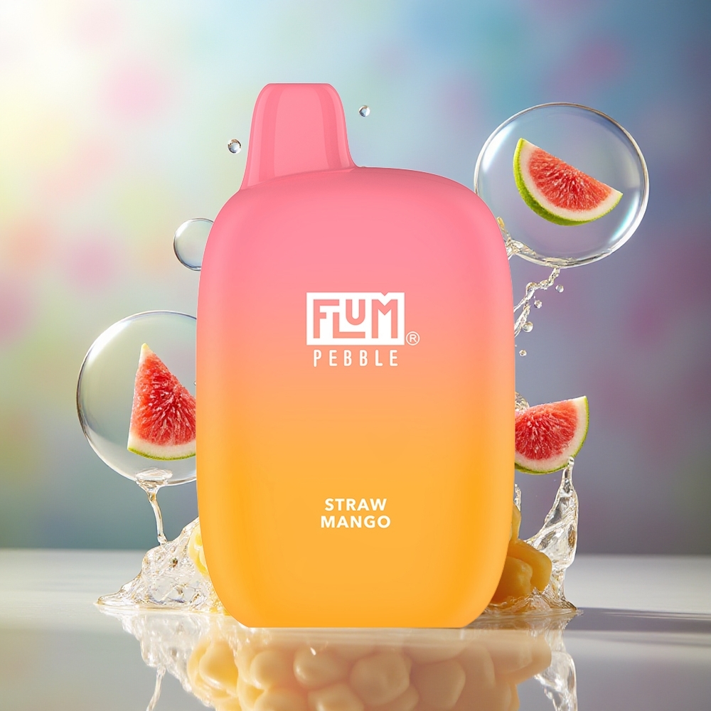 FLUM Pebble 6000 Pust 10ml Engros Danmark Mango