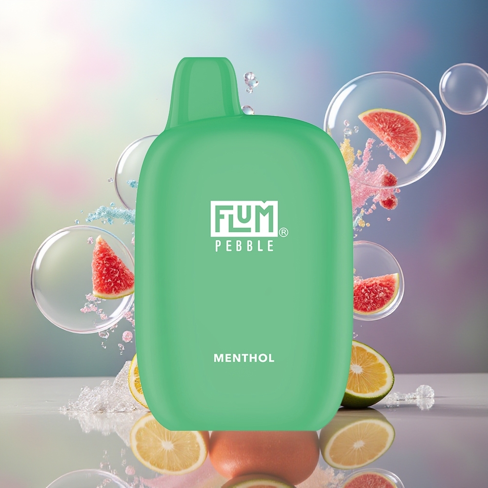 FLUM Pebble 6000 Pust 10ml Engros Danmark Mentol