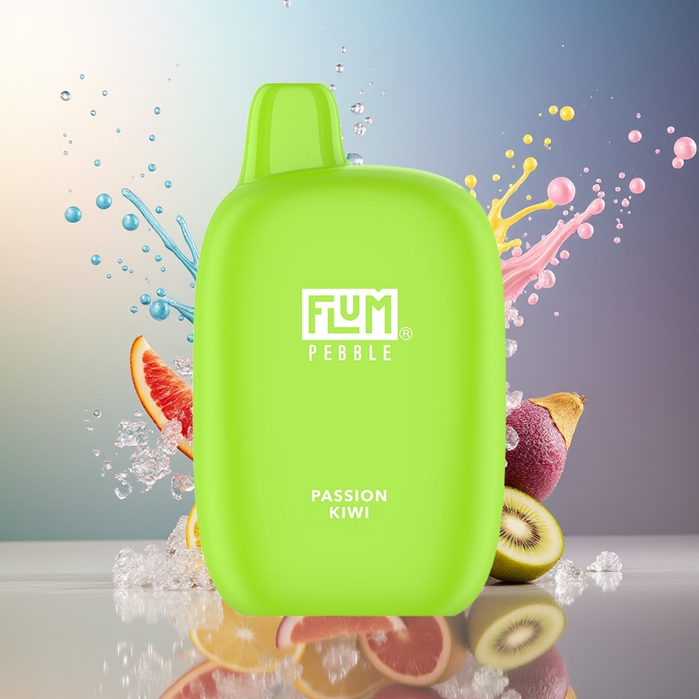 FLUM Pebble 6000 Pust 10ml Engros Danmark Passion Kiwi