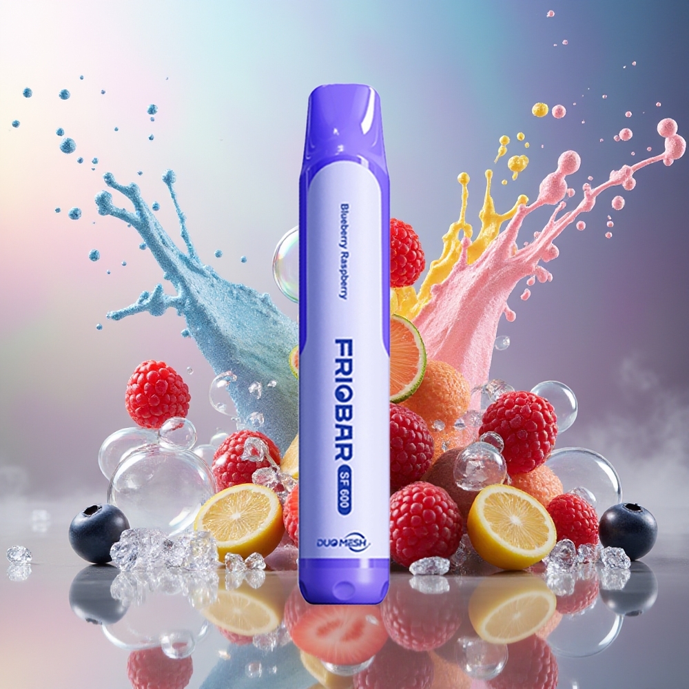 FRIOBAR SF600 Engros Danmark 600 puffs Blåbær Hindbær
