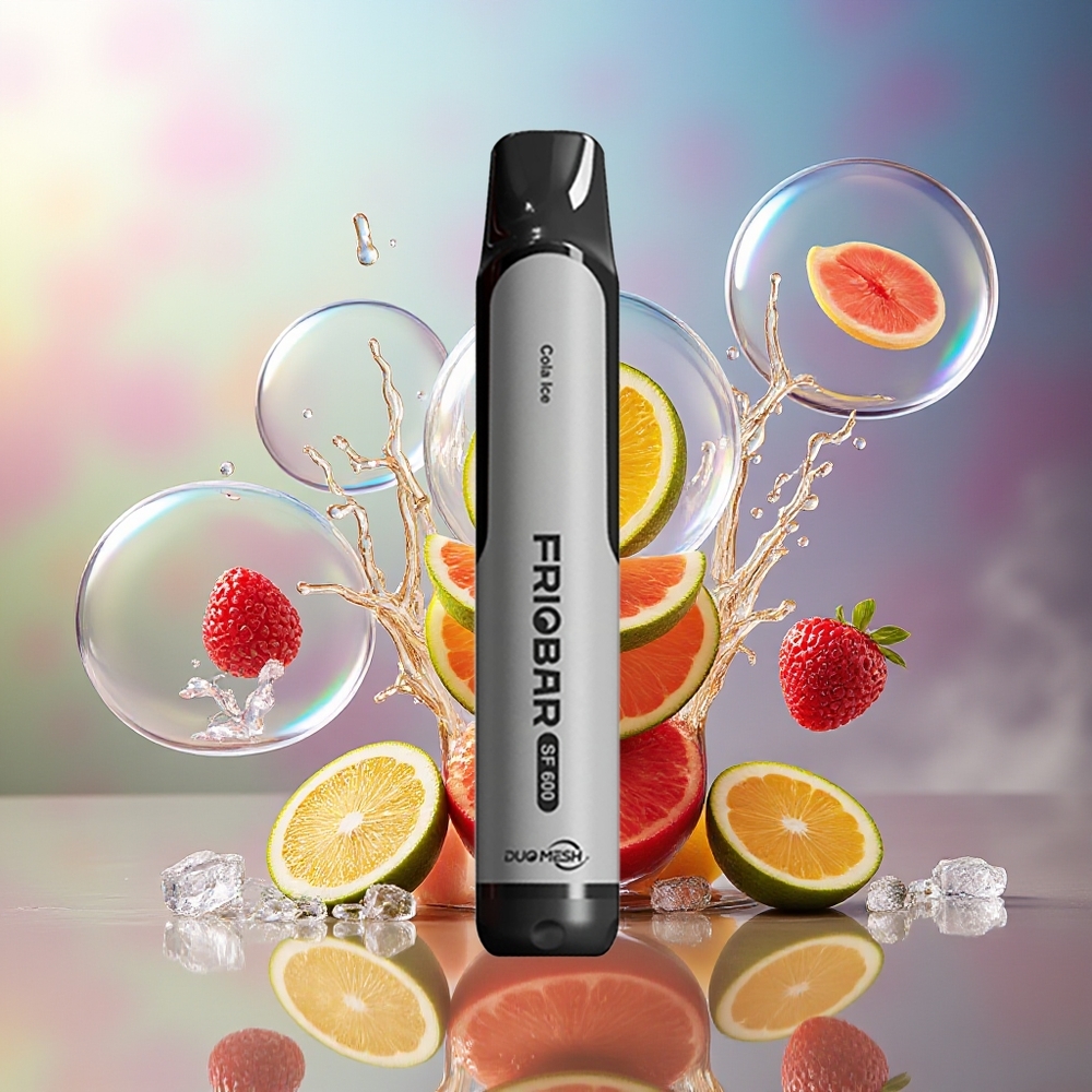 FRIOBAR SF600 Engros Danmark 600 puffs Engangsdamp Cola Is