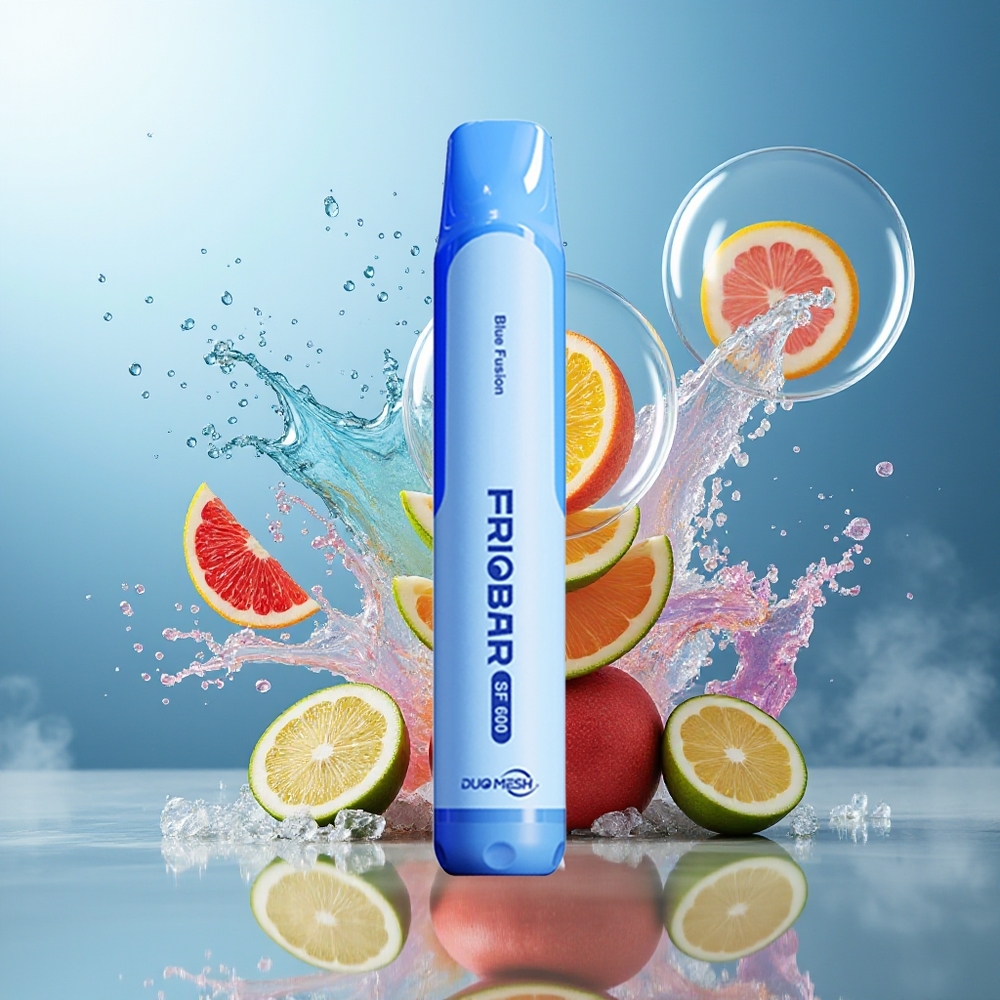 FRIOBAR SF600 Engros Danmark Blå Fusion 1.0ohm