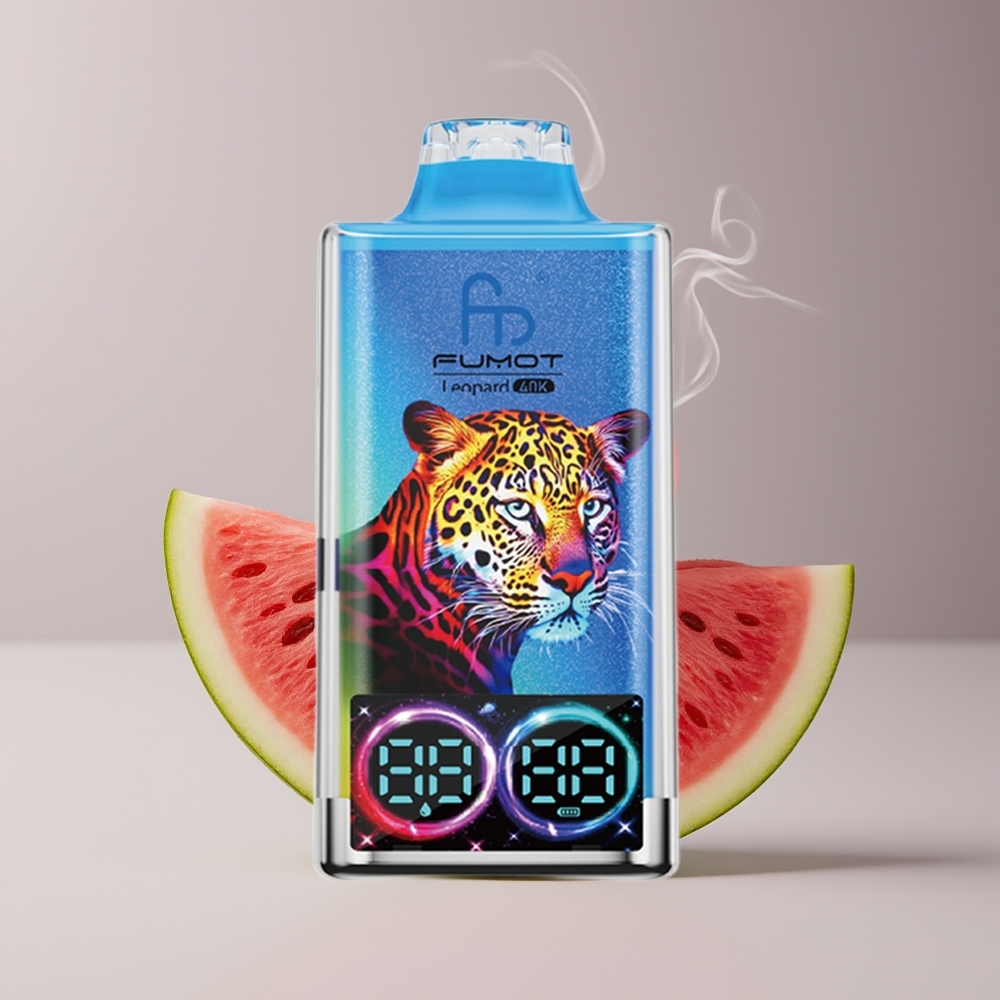 Fumot Leopard 40K Puffs Engros Danmark 5% Nicotine Vandmelon Bublegum Disposable Vape