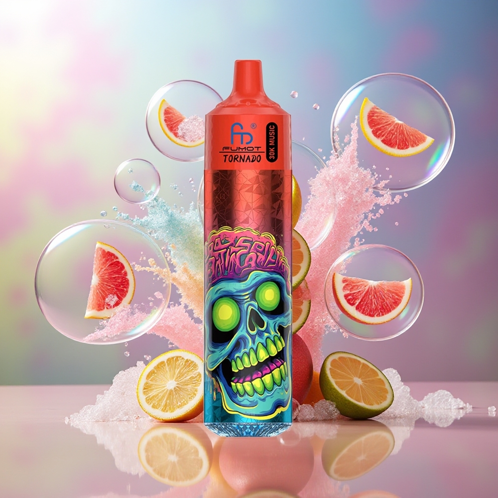 Fumot Randm Tornado 30000 Puf 30mL Engros Danmark Lyserød Lemonade