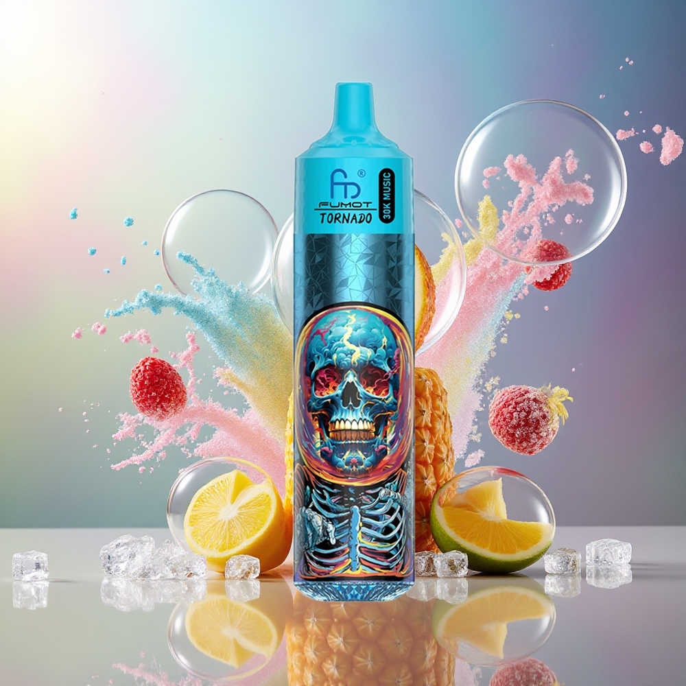 Fumot Randm Tornado 30000 Puffs Engros Danmark 30mL Ananas Is