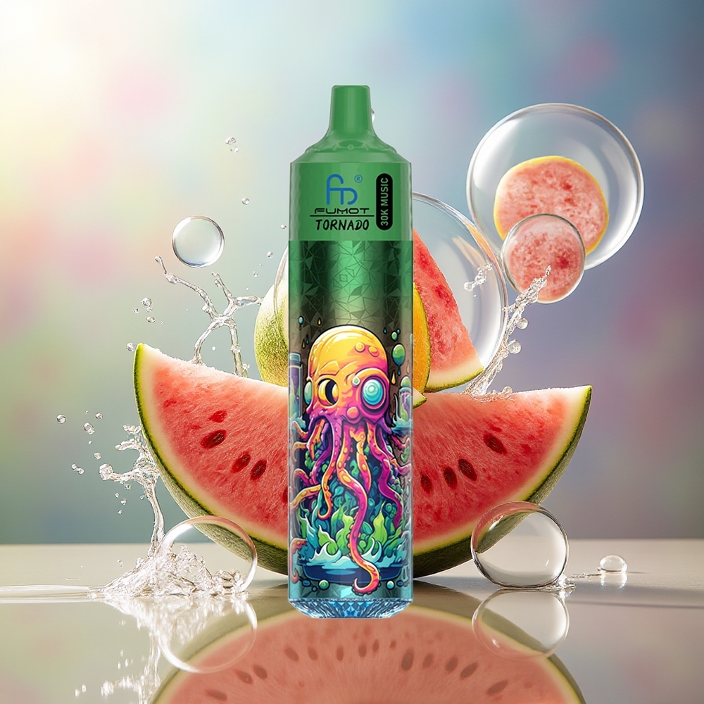Fumot Randm Tornado 30000 Pust Vandmelon Cantaloupe 30mL Engros Danmark
