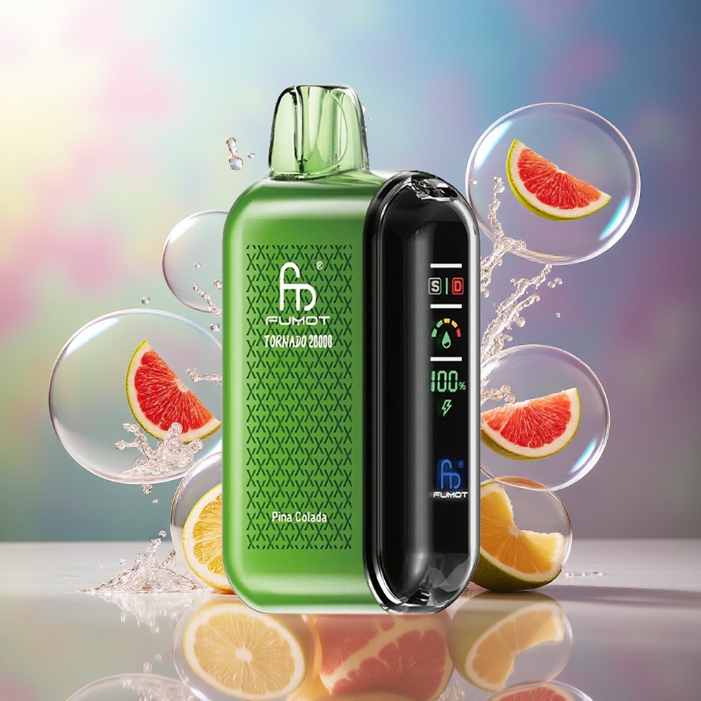 Fumot Tornado 20000 Puffs Dual Mesh Engros Danmark Pina Colada
