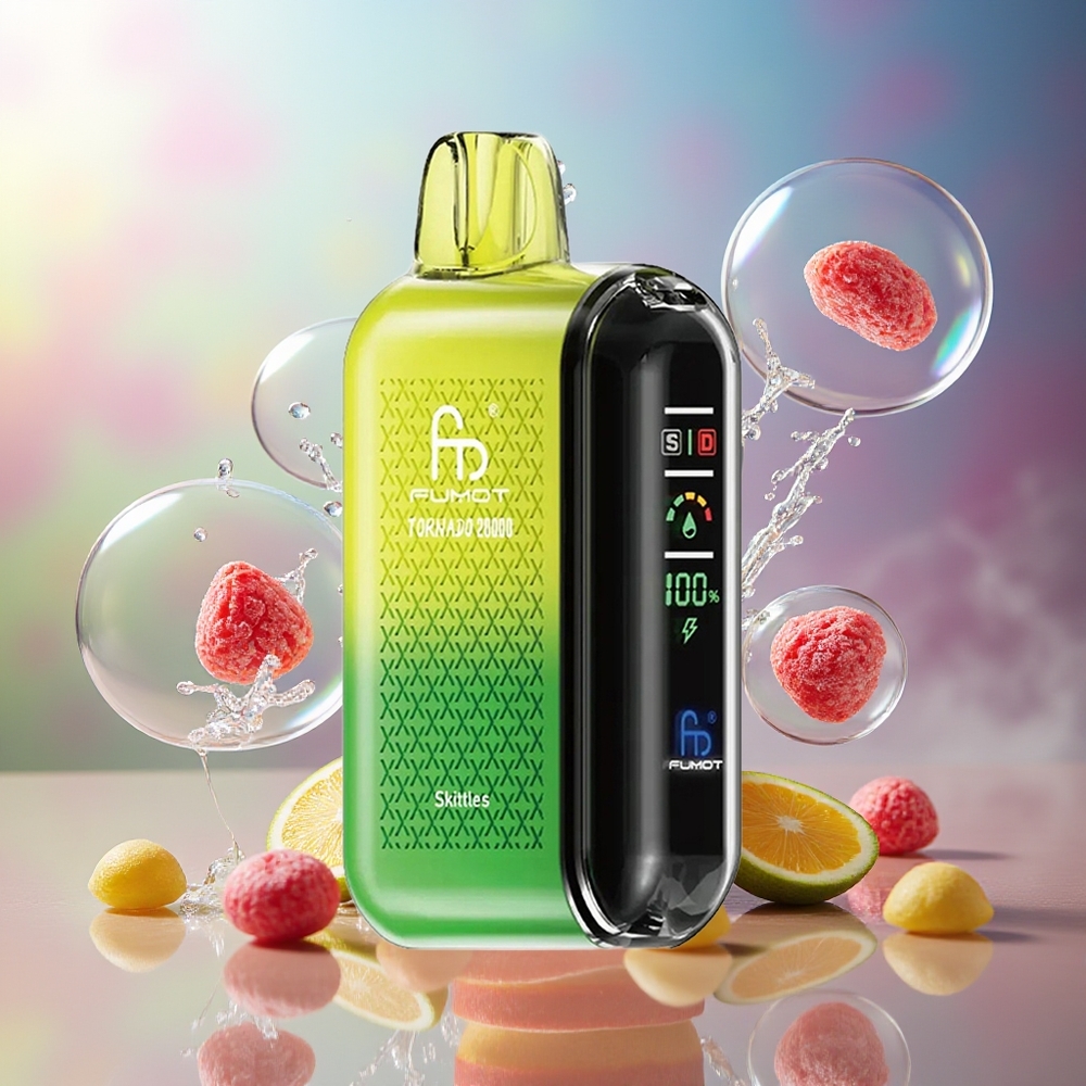Fumot Tornado 20000 Puffs Dual Mesh Engros Danmark Skittles