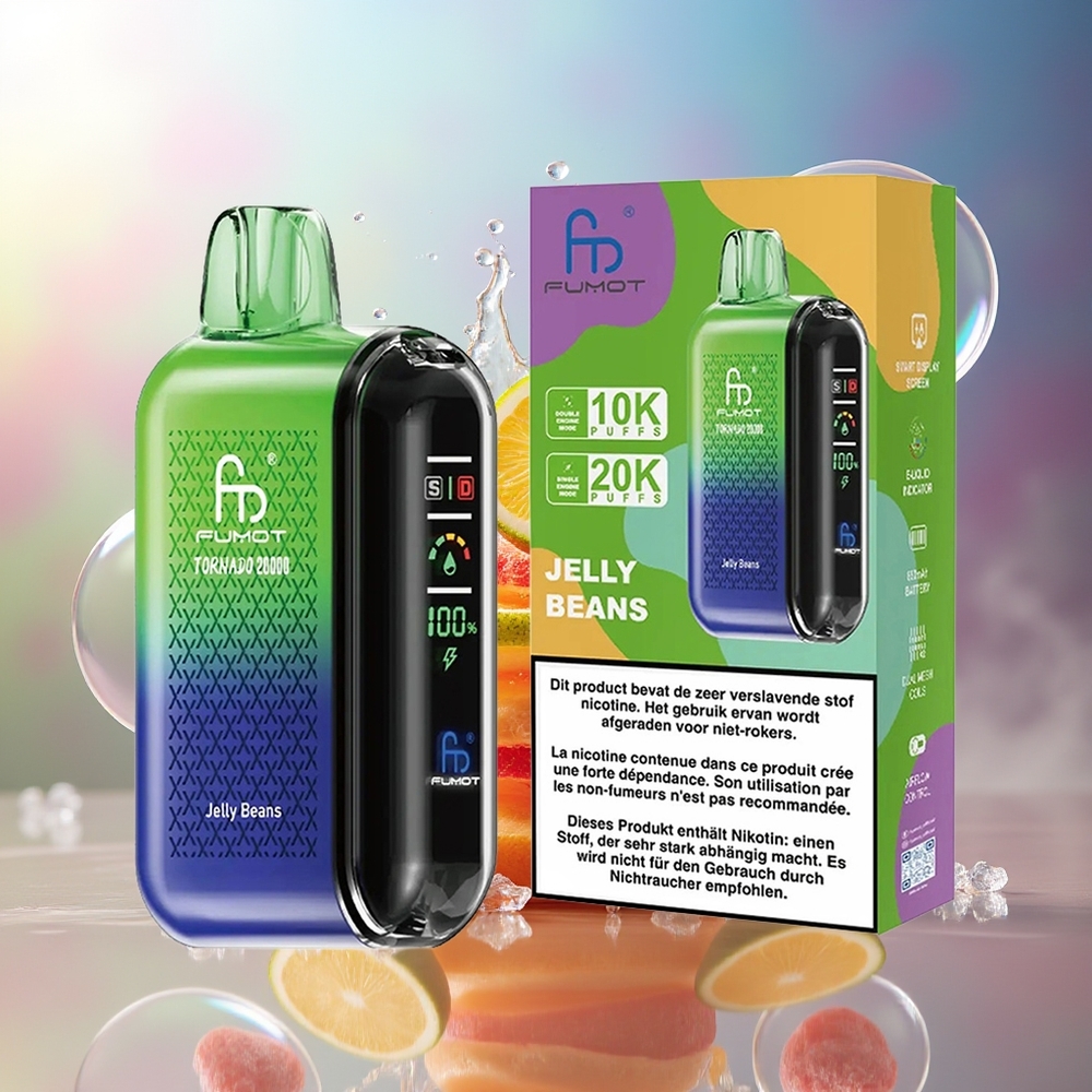 Fumot Tornado 20000 Puffs Dual Mesh Engros Danmark