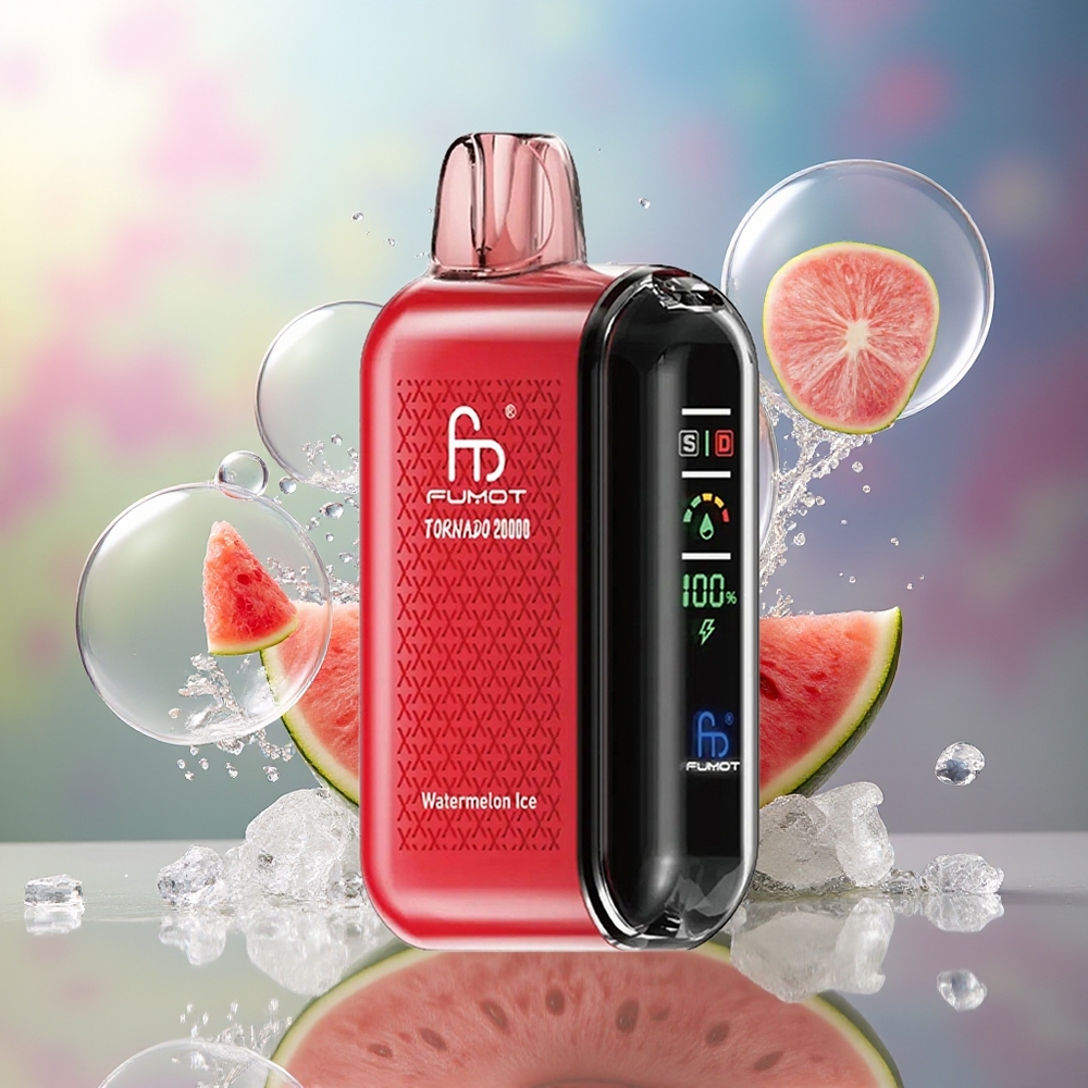 Fumot Tornado 20000 Puffs Dual Mesh Vandmelon Is Engros Danmark
