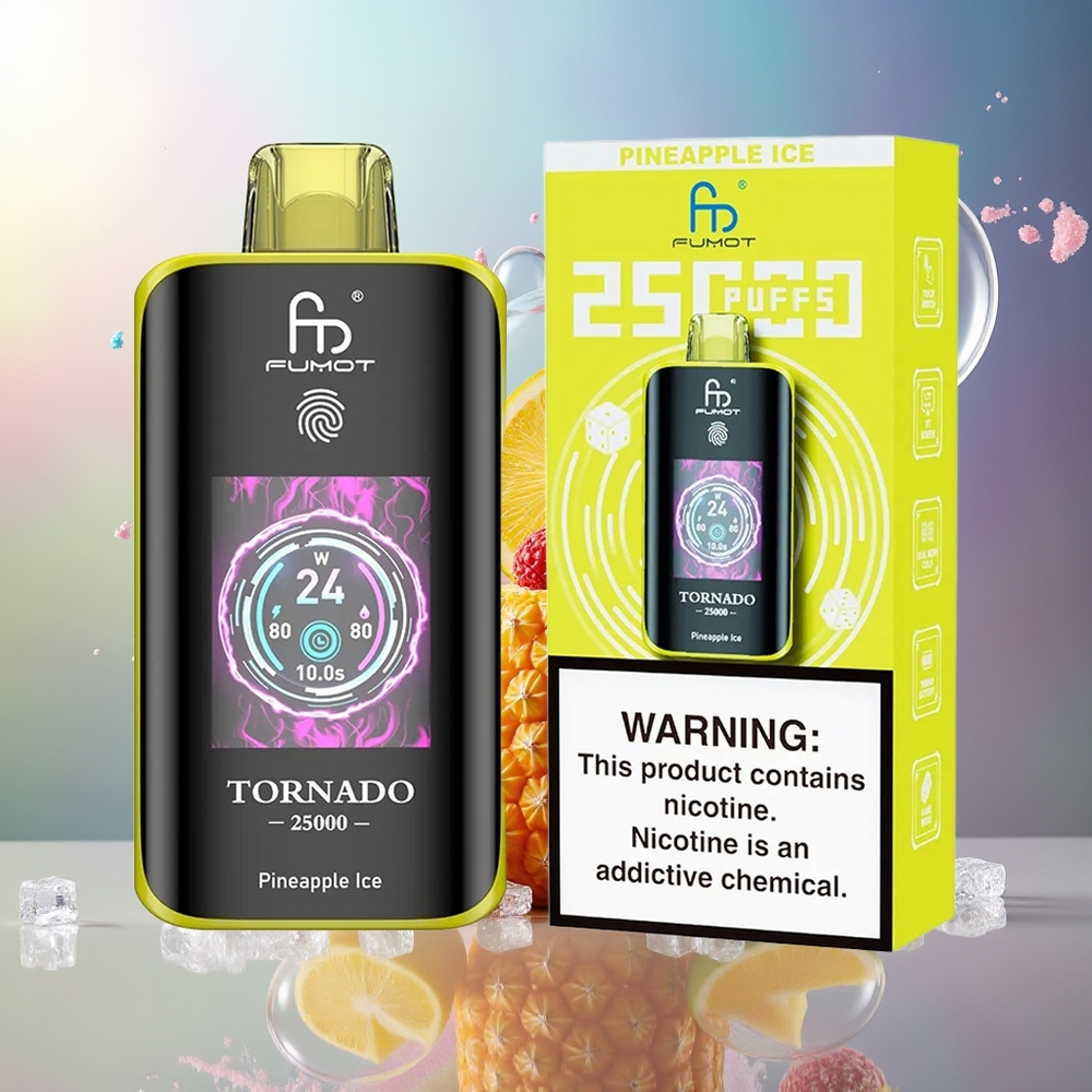 Fumot Tornado 25000 Puffs 700mAh Engros Danmark Ananas Is