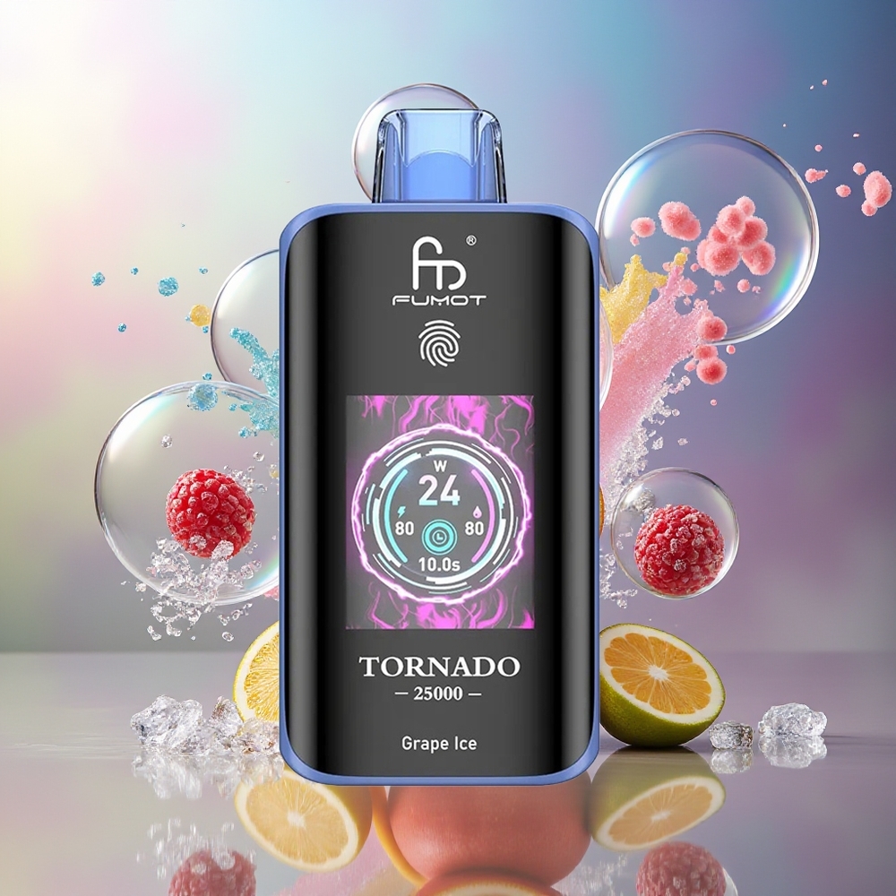 Fumot Tornado 25000 Puffs 700mAh Genopladelig Engros Danmark Vindrueis