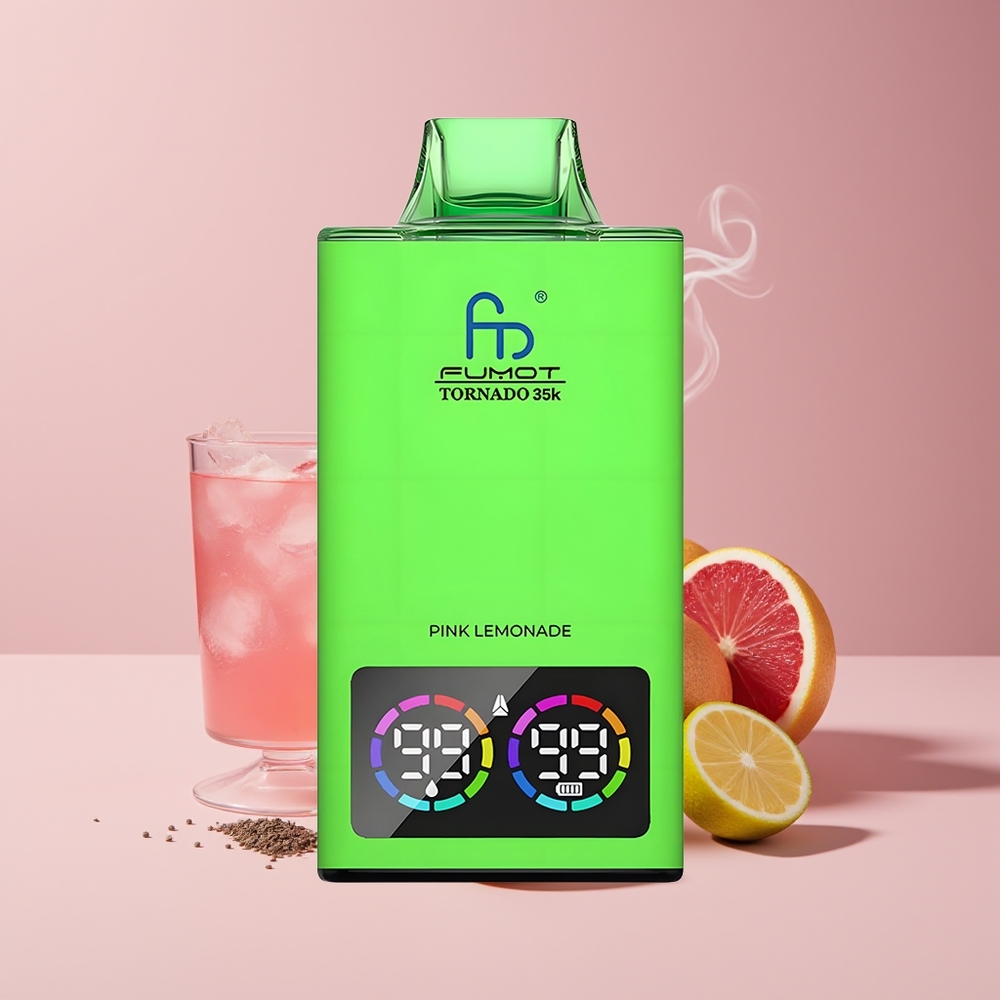 Fumot Tornado 35000 Dual Mesh Coil Engros Danmark Pink Lemonade
