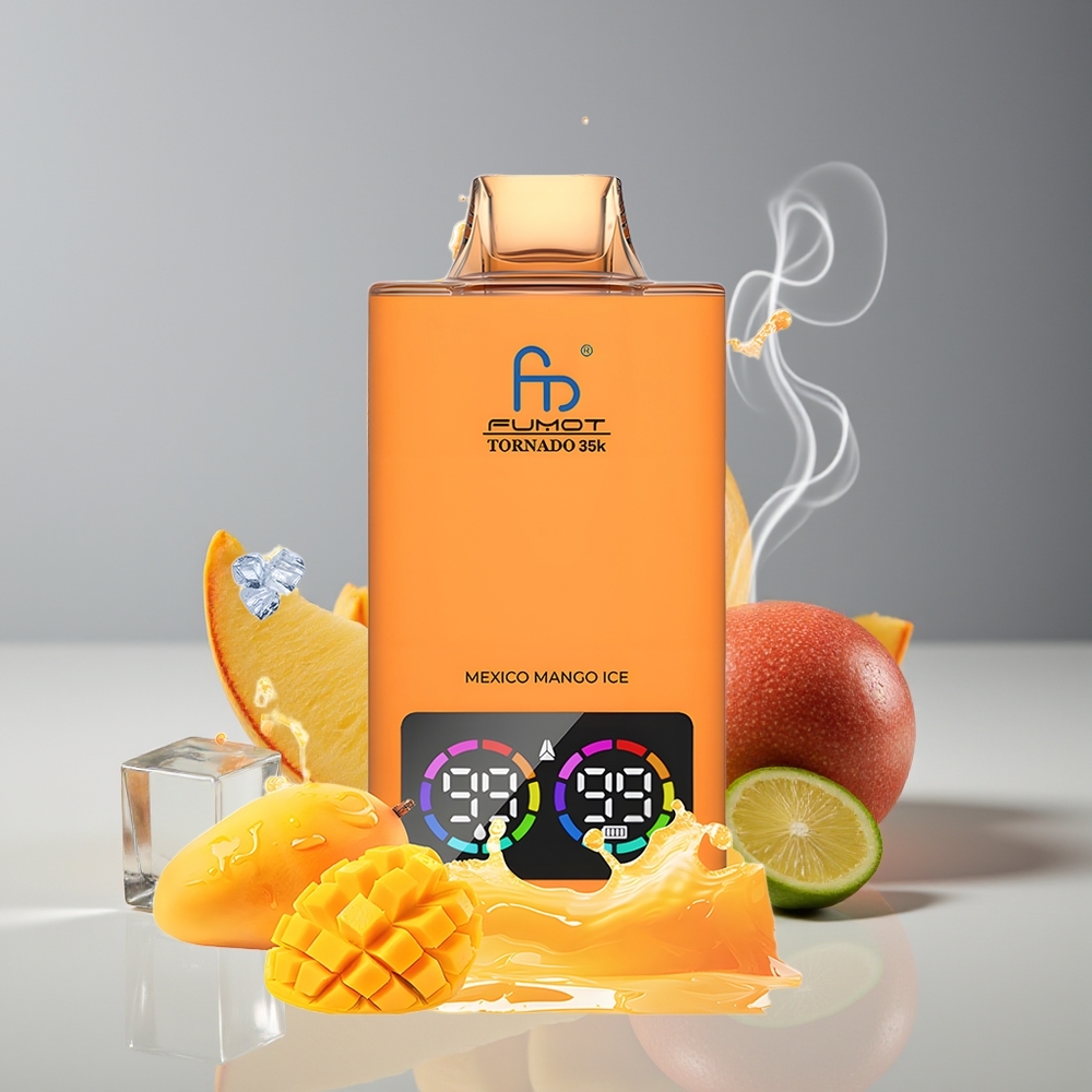 Fumot Tornado 35000 Mexicansk Mango Is RGB Engros Danmark