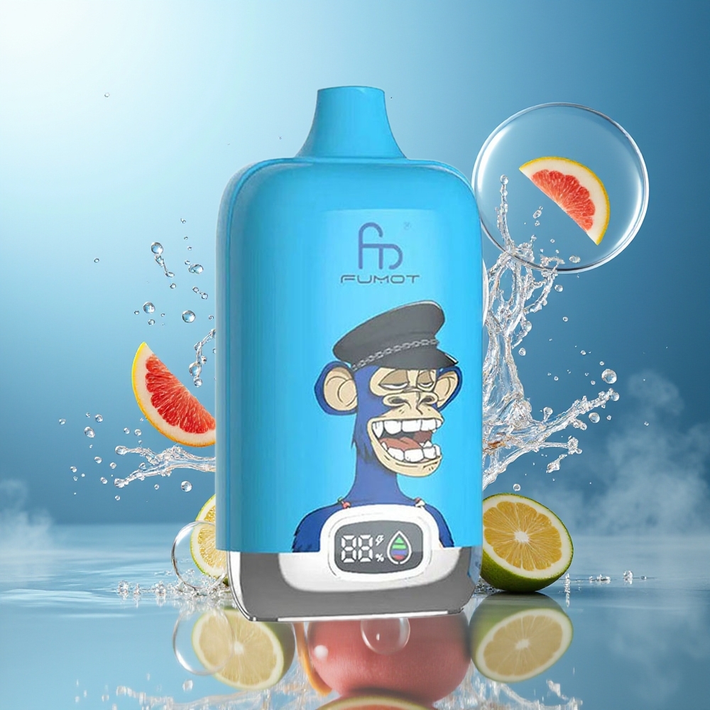 Fumot Tornado Digital Box 12000 Puffs 20ml MTL Dr Blå Engros Danmark
