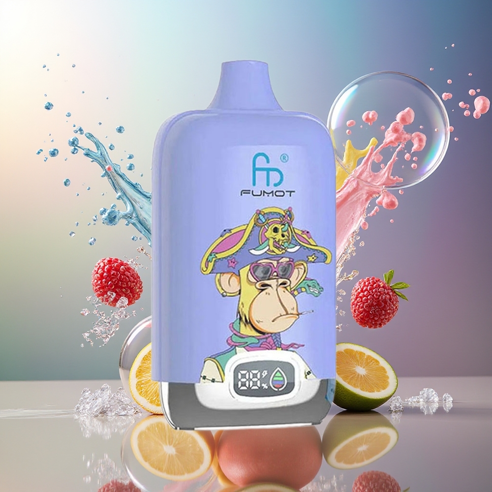 Fumot Tornado Digital Box 12000 Puffs Engros Danmark Grape Mynte