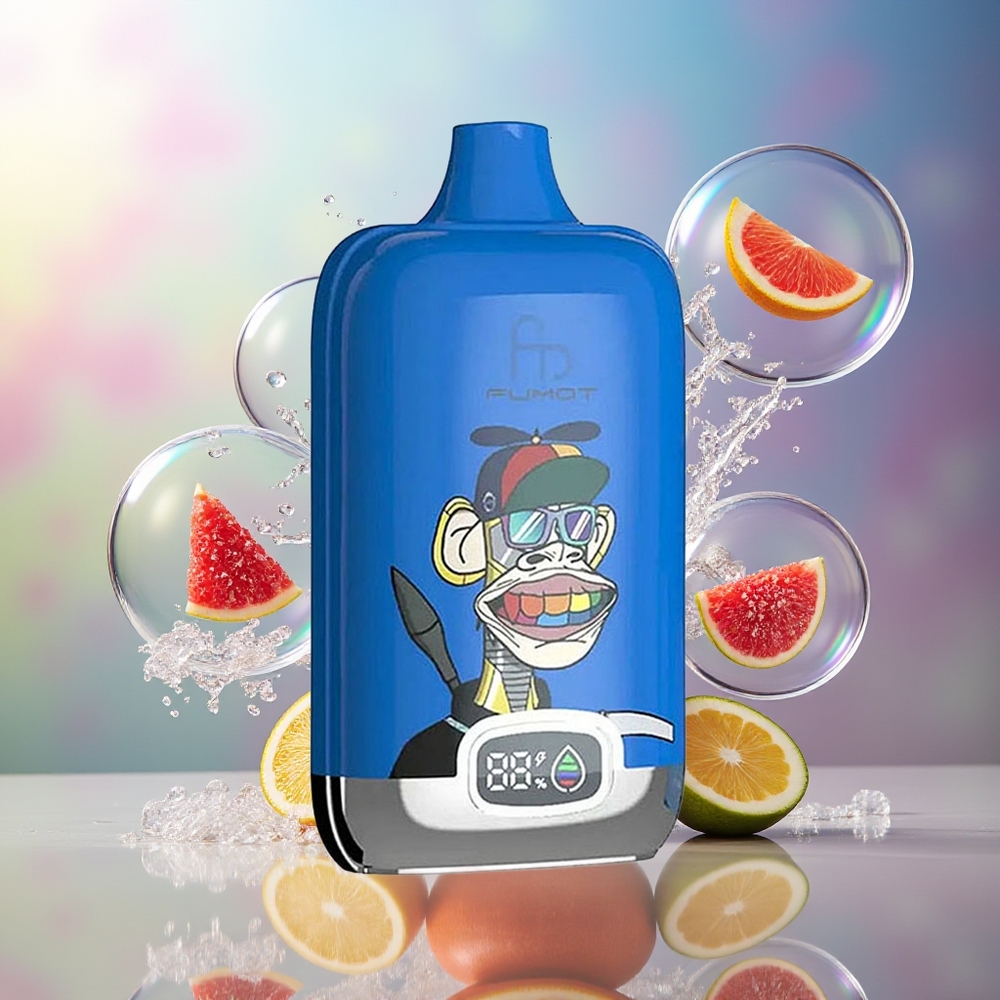 Fumot Tornado Digital Box 12000 Puffs Engros Danmark Is Pop MTL Draw 20ml