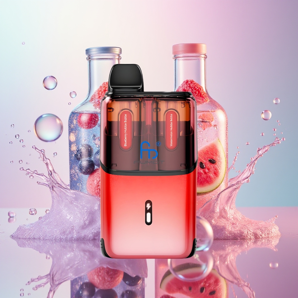 Fumot Ultra T32000 2 Mund Engros Danmark Blåbær Hubba Bubba & Vandmelon Hubba Bubba 24ml