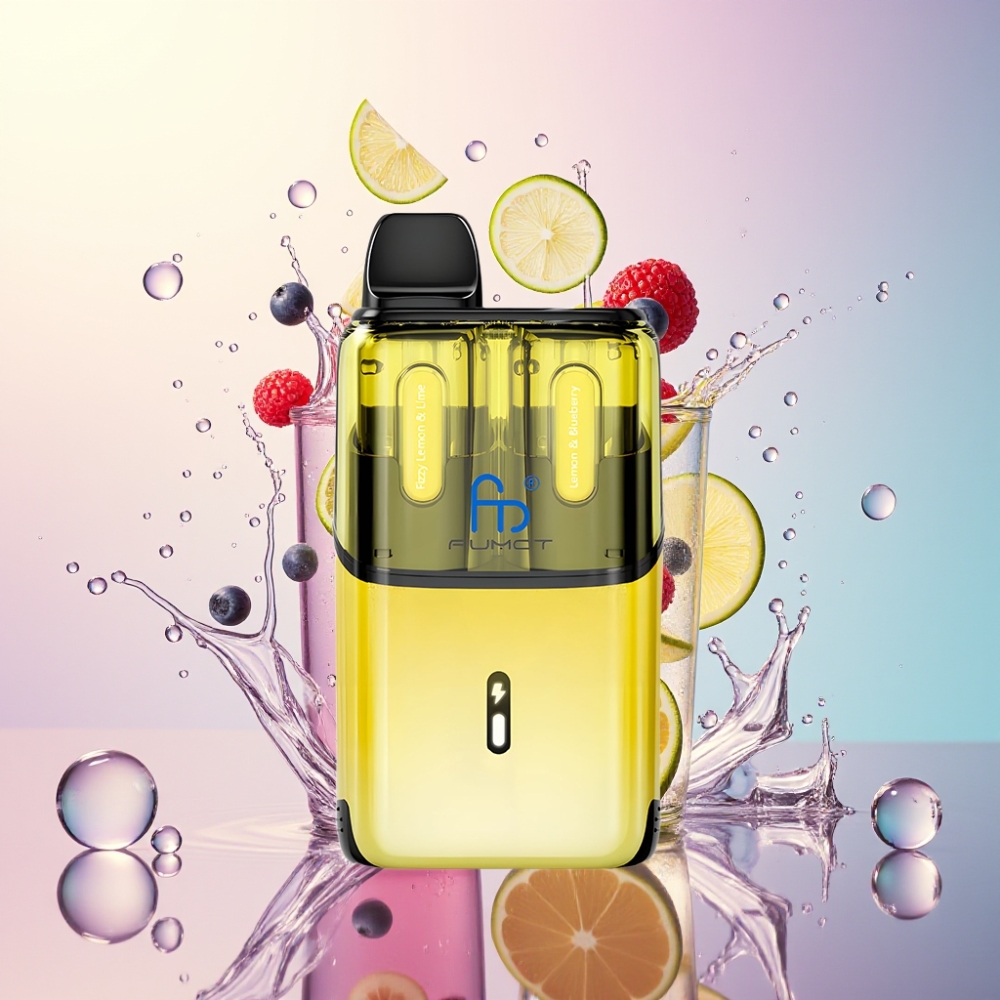 Fumot Ultra T32000 2mund 24ml Frisk Citron & Lime & Citron & Blåbær Engros Danmark