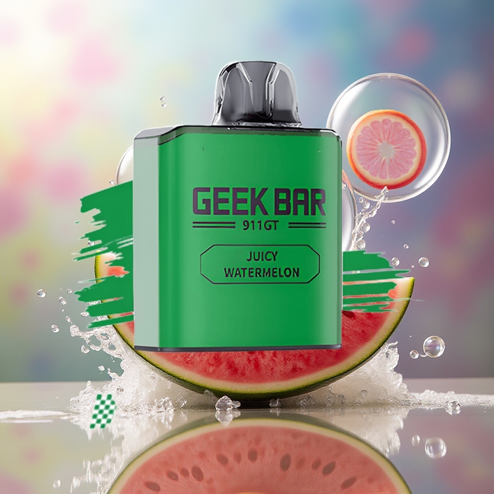 GEEK BAR 911 GT 16000 Pust Opladelbar med Type-C Engros Danmark Saftig Vandmelon