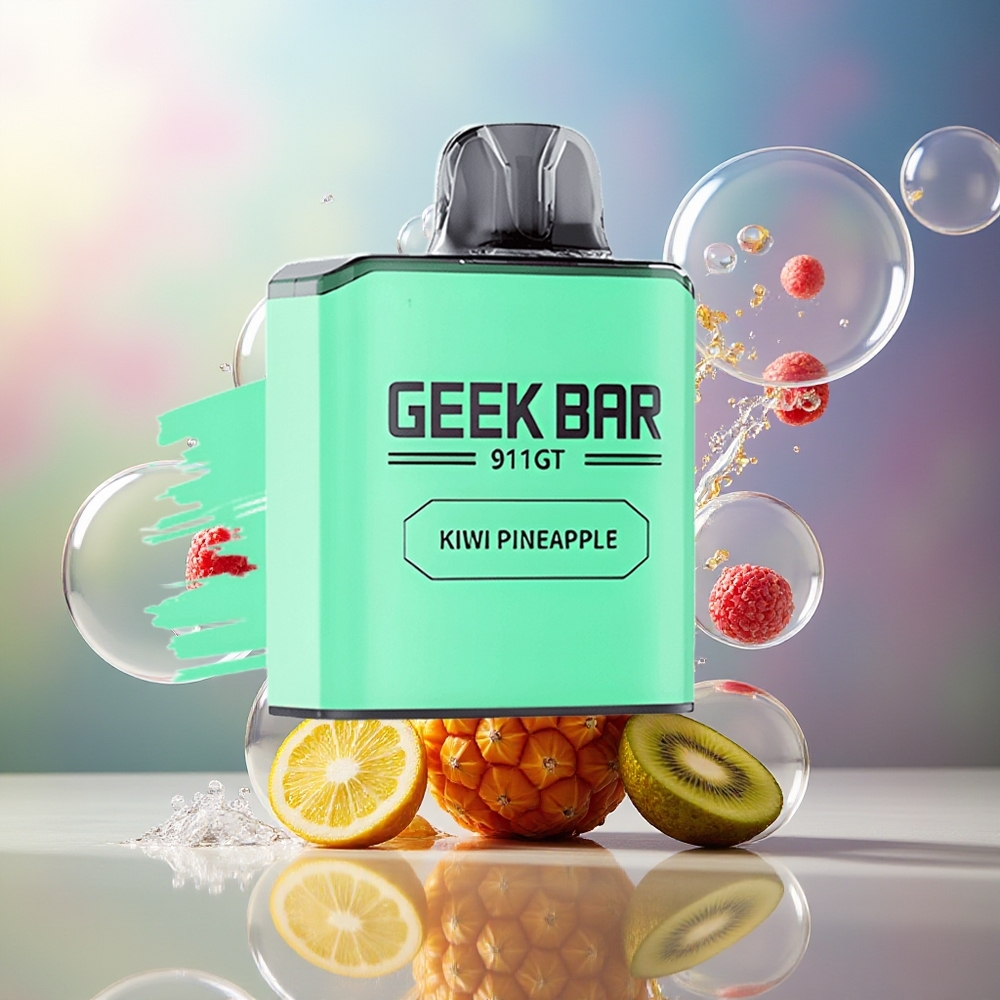 GEEK BAR 911 GT 16000 Pust Opladelig Type C Engros Danmark Kiwi Ananas