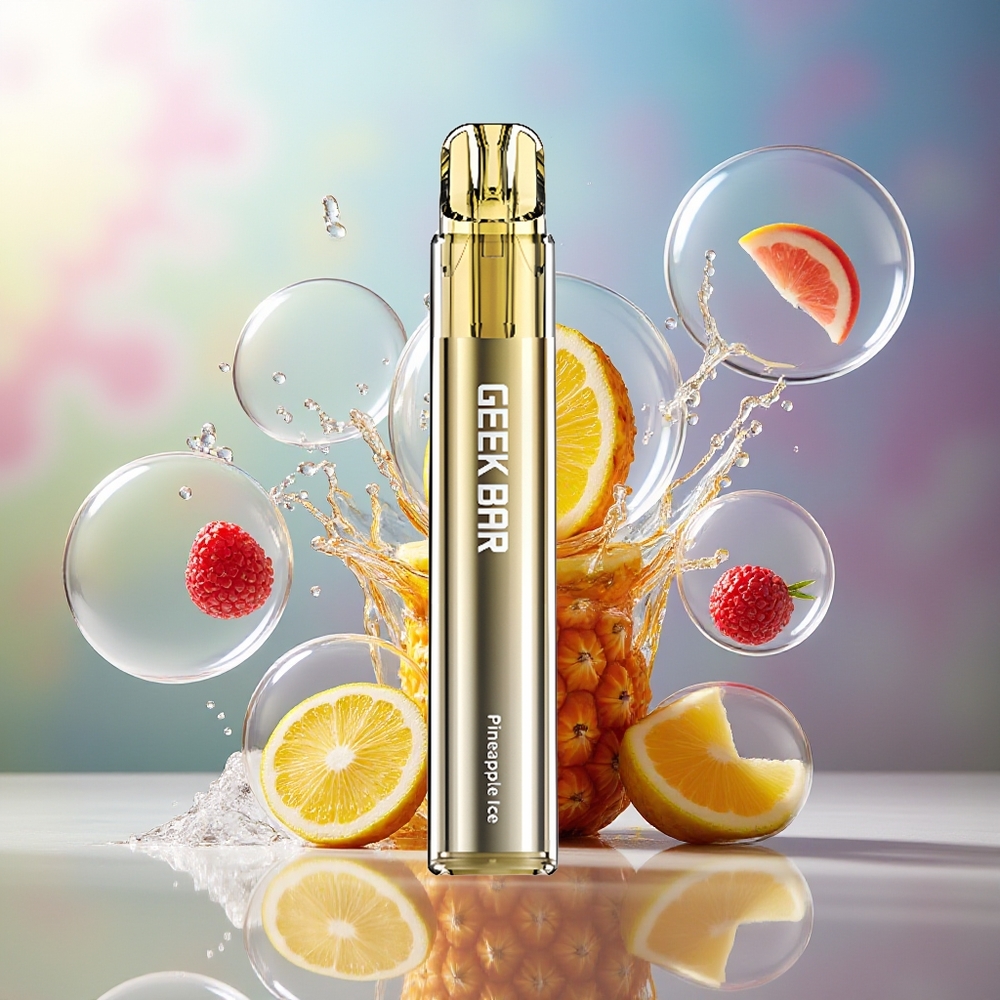 GEEK BAR Elite 1000 Mundstykker Mesh Coil Ananas Is Engros Danmark