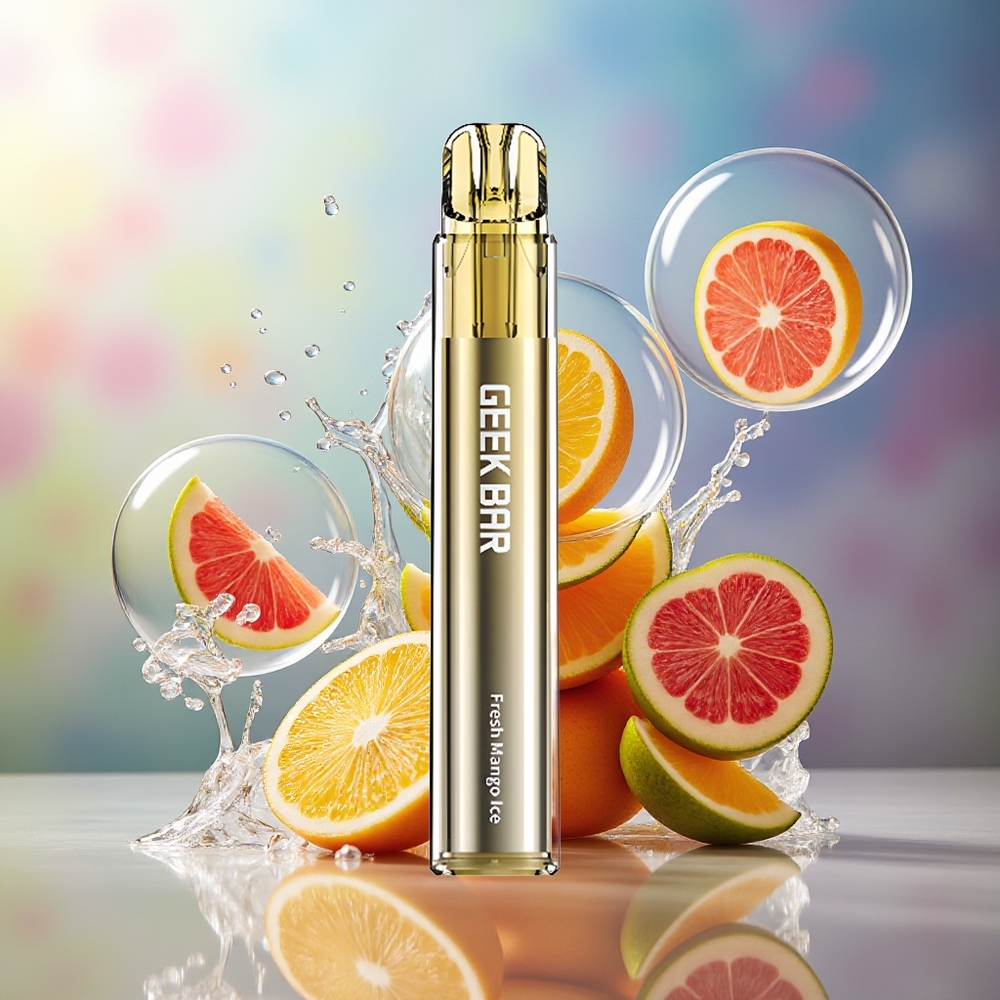 GEEK BAR Elite 1000 Mundtyg Mesh Coil Frisk Mango Is Engros Danmark