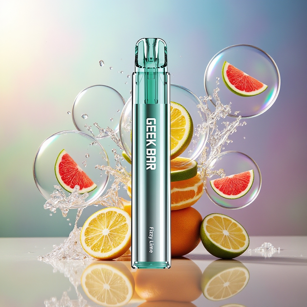 GEEK BAR Elite 1000 Puffs Bærbar Frisk Lime Mesh Coil Engros Danmark