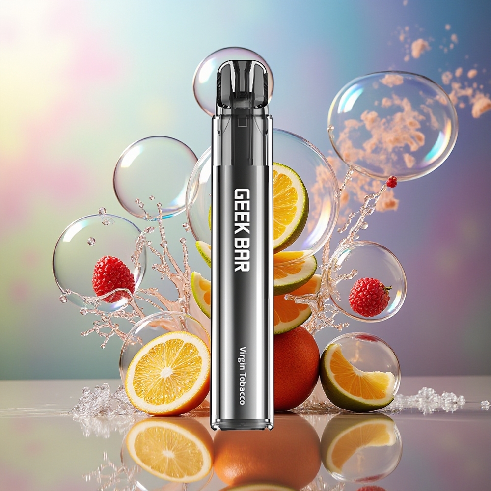 GEEK BAR Elite 1000 Puffs Mesh Coil Jomfru Tobak Engros Danmark