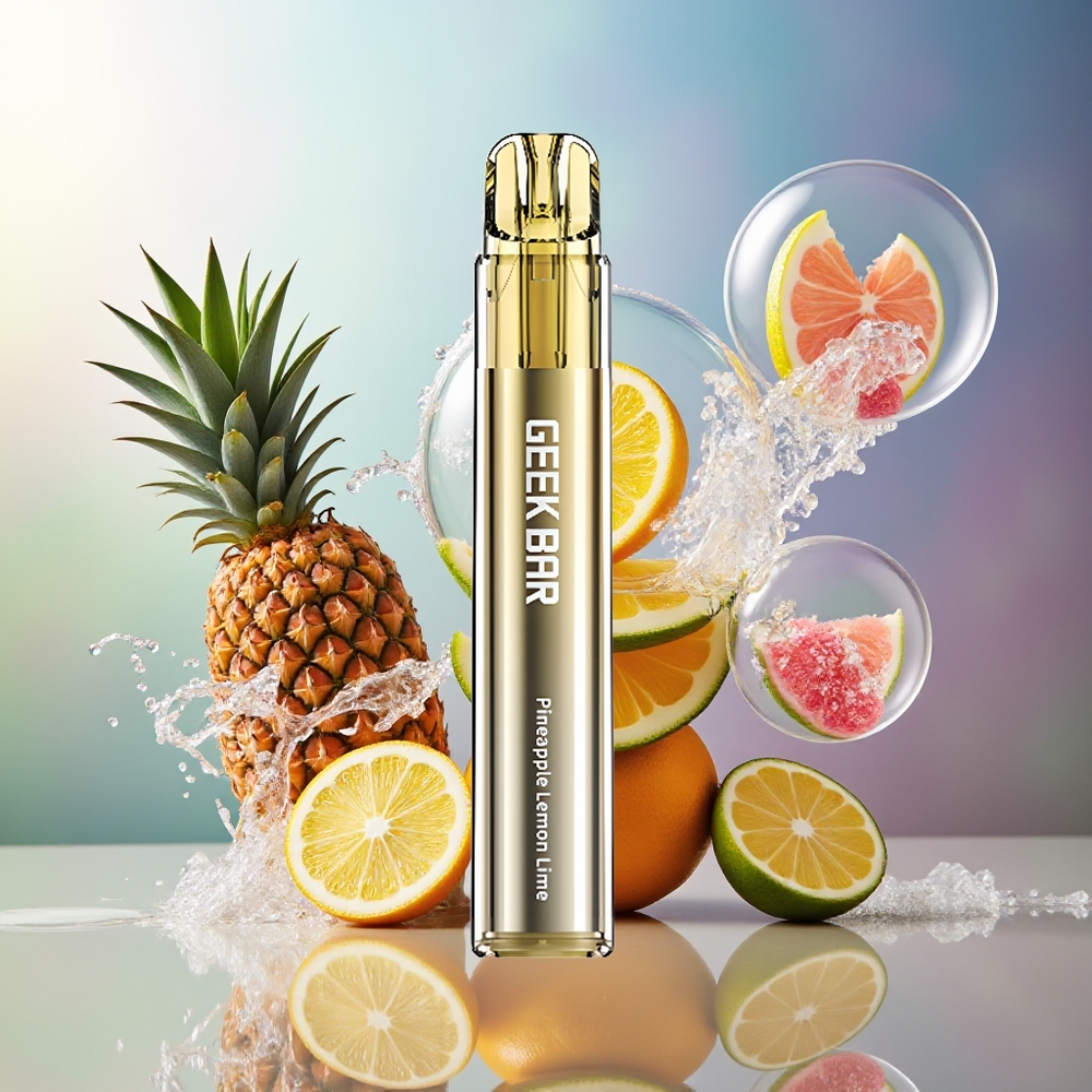 GEEK BAR Elite 1000 Pust Mesh Coil Ananas Citron Lime Engros Danmark