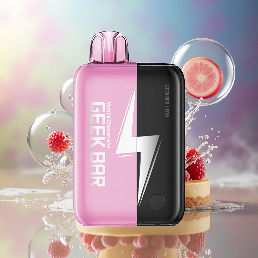 GEEK BAR Hero 20000 Puffs Vaniljekage USB Type-C Engros Danmark