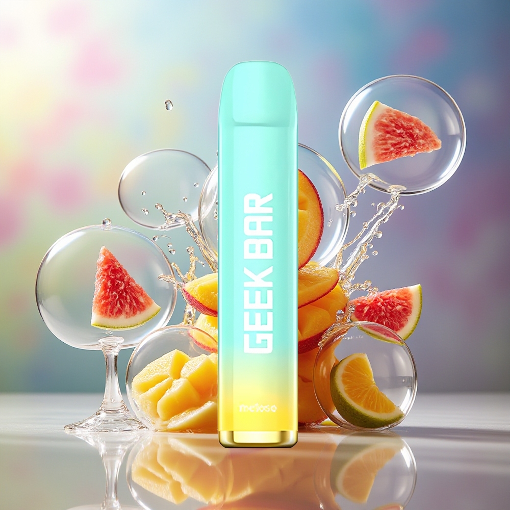 GEEK BAR Meloso 600 Puffs 20mg Engbat Danmark Mango Is