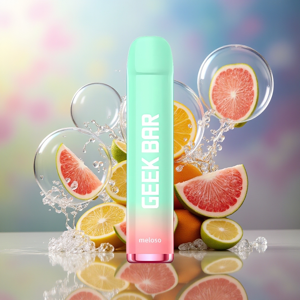 GEEK BAR Meloso 600 Puffs 20mg Engros Danmark Guava Is Engangsdamp