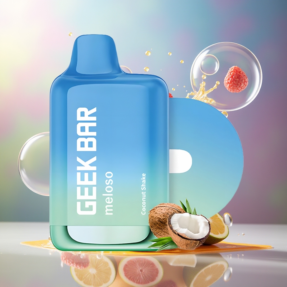 GEEK BAR Meloso Max 9000 Puffs 14ml Engros Danmark Kokosnød Shake