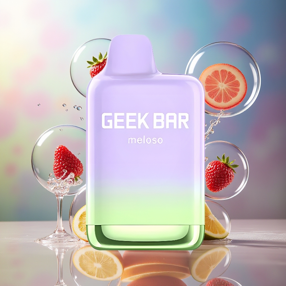 GEEK BAR Meloso Max 9000 Puffs Engros Danmark Bærtrio Is Dual Mesh Coil