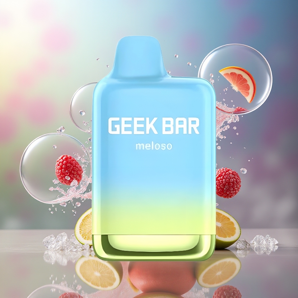 GEEK BAR Meloso Max 9000 Puffs Engros Danmark Dual Mesh Coil Stenfri Frost