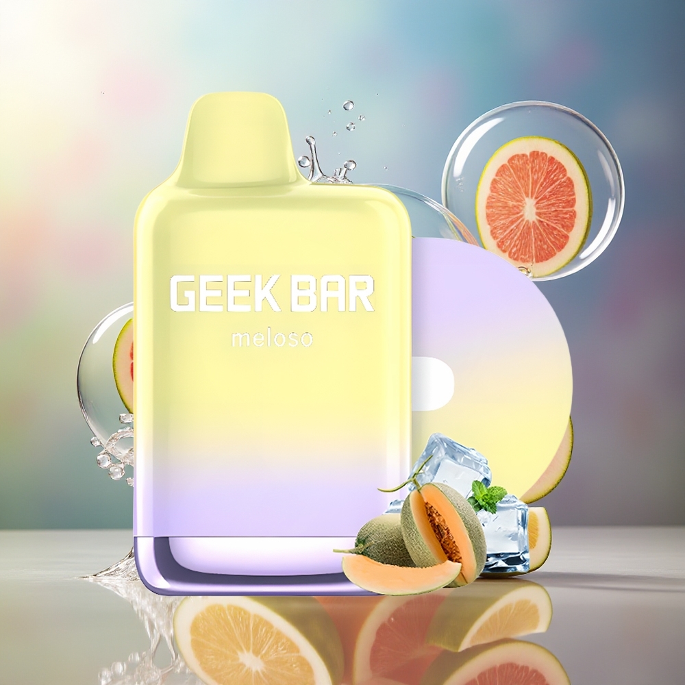 GEEK BAR Meloso Max 9000 Puffs Engros Danmark Fuji Melon Is Dual Mesh Coil